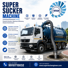 Need a powerful solution for large-scale waste removal and industrial cleaning? Our Super Sucker Machine is designed to handle the toughest applications by efficiently removing sludge, slurry, sewage, silt, mud, ash, and other heavy waste materials from tanks, sewers, drains, and industrial sites. Equipped with a high-capacity vacuum system and rugged construction, it delivers exceptional suction performance, fast operation, and long-term reliability. Ideal for municipalities, refineries, power plants, construction projects, manufacturing facilities, and waste management contractors, this machine ensures safe, efficient, and environmentally responsible cleaning operations while reducing downtime and improving overall productivity.