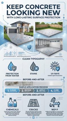 Concrete surfaces are constantly exposed to rain, UV rays, stains, chemicals, and heavy foot or vehicle traffic. Using Concrete Sealers helps create a protective barrier that reduces moisture penetration, prevents surface deterioration, and makes cleaning easier. Whether it's a driveway, patio, garage floor, or commercial concrete area, applying the right sealer can extend the life of the surface while maintaining its appearance. Regular sealing also helps minimise cracking, fading, and staining, reducing long-term maintenance costs. Choose high-quality sealing products and follow proper application practices to keep your concrete durable, attractive, and protected throughout the year.