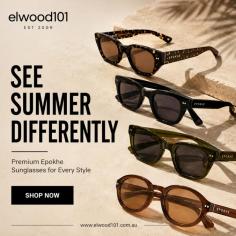 Upgrade your everyday look with the latest Epokhe Sunglasses collection at Elwood101. Designed with premium materials, modern silhouettes, and exceptional craftsmanship, these sunglasses combine timeless style with reliable UV protection. From bold statement frames to refined everyday designs, there's a pair to suit every occasion. Shop the curated Epokhe Sunglasses range online at Elwood101 and find the perfect balance of fashion, comfort, and performance.