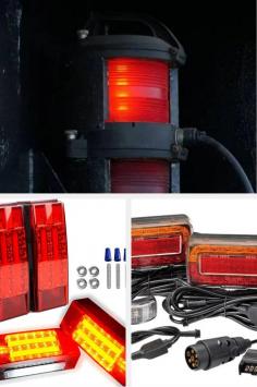 Upgrade your boat trailer with reliable lighting designed for life around water. Submersible Trailer Lights provide bright, dependable illumination for boat trailers, even when regularly immersed during launching and retrieval. Built with waterproof, sealed housings and durable LED technology, they offer excellent visibility for stop, tail and indicator functions while helping improve safety on ramps, roads and waterways. Their low power consumption, long service life and corrosion-resistant construction make them ideal for marine environments. Easy to install and suitable for 12V trailer systems, these lights are a practical choice for fishing boats, runabouts, yachts and other watercraft trailers. Enjoy dependable performance in demanding marine conditions.
