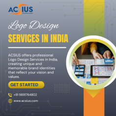 ACSIUS provides professional Logo Design Services in India, creating unique, memorable, and brand-focused logos that leave a lasting impression. Our experienced designers combine creativity with strategic thinking to craft custom logos that reflect your business identity and values. Whether you're a startup or an established business, we deliver high-quality logo designs that strengthen brand recognition and help your business stand out in a competitive market.