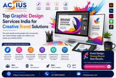 ACSIUS offers professional Graphic Design Services India, helping businesses create impactful visual identities that capture attention and strengthen brand recognition. Our creative designers specialize in logo design, branding, marketing materials, social media graphics, brochures, banners, packaging, and custom digital assets. With a focus on creativity, consistency, and user engagement, we deliver high-quality graphic design solutions that enhance your brand image and support business growth.
