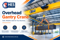 HES Cranes provides reliable overhead gantry crane solutions for warehouses, factories, manufacturing, and industrial workplaces across Melbourne and Australia. From crane design and installation to servicing, maintenance, and repairs, we offer customised lifting solutions focused on safe, efficient, and dependable material handling for diverse operational needs.
