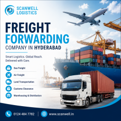 Partner with a trusted Freight Forwarding Company in Hyderabad for efficient and seamless cargo transportation services. From air freight and ocean freight to customs clearance, warehousing, cargo consolidation, documentation, and supply chain management, experienced logistics professionals provide customized solutions to meet your business requirements. With advanced tracking systems, streamlined processes, and a commitment to timely deliveries, freight forwarding services ensure the safe and efficient movement of goods. Choose a reliable freight forwarding company in Hyderabad for cost-effective logistics solutions, smooth global trade operations, and dependable shipment management.